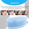 Avilana Avilana Silicone Body Scrubber – Dual-Sided Silicone Loofah for