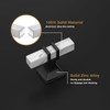 Haliwu 10 Pack/White Marble Cabinet Knobs, 2 Tone T-bar Knobs