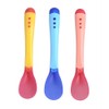 Safety Baby Temperature Sensing Spoon Heat Toddler Food Feeding Spoons