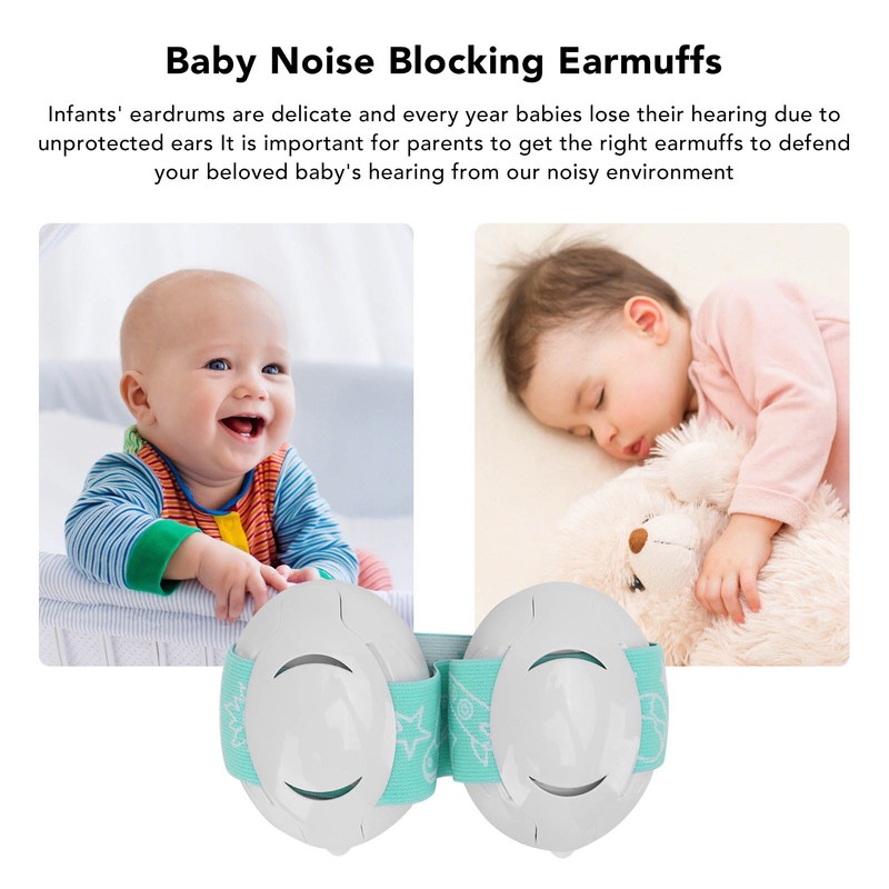 Baby Ear Muffs Noise Blocking Hearing Protection Infants Earmuffs with