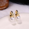 Dochais Pearl Earrings 14K Gold for Women and Women, 14