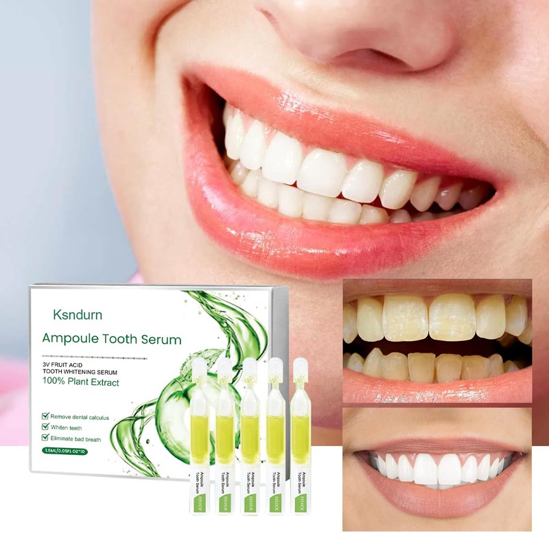 Tlopa Ampoule Toothpaste, Ksndurn Toothpaste, White Teeth, Pack of 10