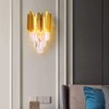 Crystal Wall Sconce Lighting 3 Tiers Crystal Wall Lamp Modern