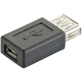 auvisio USB 2.0 Adapter USB A Female to Micro USB Type B Female
