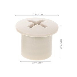 BESPORTBLE 4pcs Children Slide Fixing Screw Caps Plastic Fixing Replacement Parts For Kids Slides Accessory Play Equipment Cap Grey