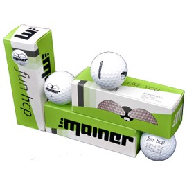 Emainer Golfball, 3 softe Golfbälle mit maximaler Reichweite, Dieser Ball kennt Dein Handicap, 1x 3er-Pack, weiß