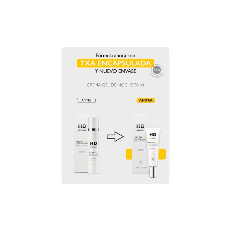 Cosmetic Melan Txa Crema Gel Noche Uniformidad Tono Uso Nocturno