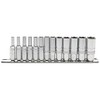 Draper 16490 1/4-Inch Square Drive Metric 13 Piece Deep Sockets