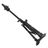 Metal Mannequin Head Stand Adjustable Hairdressing Training Head Tripod AccessoryBlack
