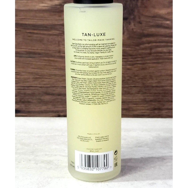 Tan-Luxe Super Glow Body hyaluronic gradual self-tan serum ~ 5.07