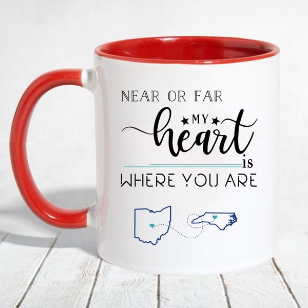Mother Day, Father Day Gift Distance Mug - Near Or