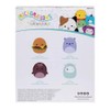 Micromallows SQMM0066-4-Pack Super Soft Mini Squishmallows 6.5cm Plush Figures