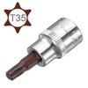 QUARKZMAN 3/8" Drive x T35 Torx Bit Socket, S2 Steel