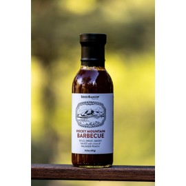 Seed Ranch Rocky Mountain Barbecue Sauce, 14.5 Oz. 2 Pack - Sweet & Smoky Flavor with Palisade Peach - Vegan, Non-GMO, Gluten-Free - Summer Peach BBQ Sauce for Kitchen & Grilling