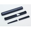 OSK HS-16 Pull Lid Chopsticks Case Set, Metallic Style, Navy