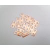 Fpraszin 16PCS Battery Copper Bus Bar Connetion Plate 13mm Hole