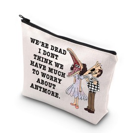 80s Movies Gift Horror Movie Lover Gift Gothic Gift Sandworm Gift Zipper Pouch Makeup Bag (about ANTMORE CA)