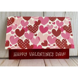 Unbranded Polka Dot Hearts Valentine’s Day Card Wishing You The Happiest Valentine’s Day