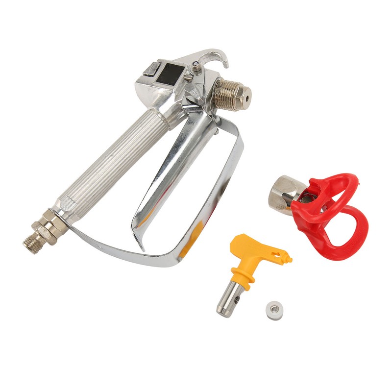 Airless Paint Spray Gun Aluminum Alloy High Efficiency Latex Paint