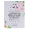 Widdle Celebrations For my Auntie Graveside Memorial Card – TY202
