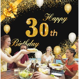 Saliyaa Tropical Happy Birthday Banner,Gold Glitter Hawaiian Luau Birthday Sign,Final Flamingo Pineapple Palm Leaf Coconut Tree Hibiscus Flower Banner for Summer Birthday Party Decorations Supplies