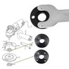 （9pcs) Angle Grinder Nut ＆ Angle Grinder Wrench Set，Premium Flange