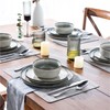 GBHOME Ceramic Dinnerware Sets for 4, 12 Pieces Stoneware Plates