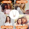 Collar De Cisne Pequeño De Oro Rosa De Plata De