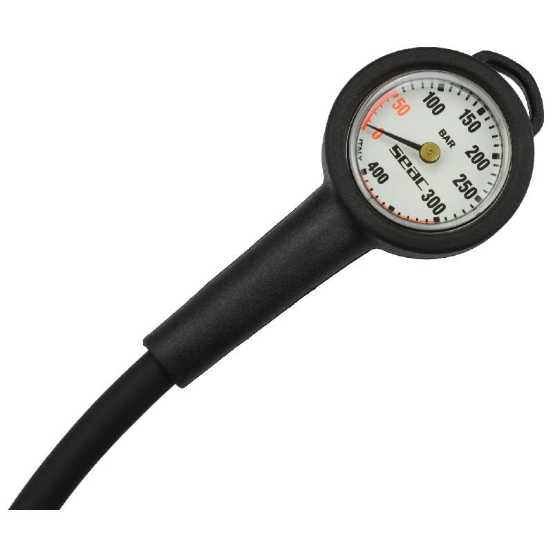 SEAC Compact, scuba diving pressure gauge, dial scale 0-400 bar
