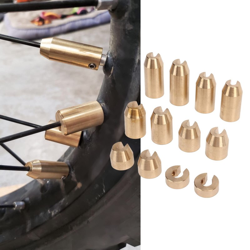Wheel Spoke Balance Weights, Motorcycle Reusable Brass Wheel Spoke Balance