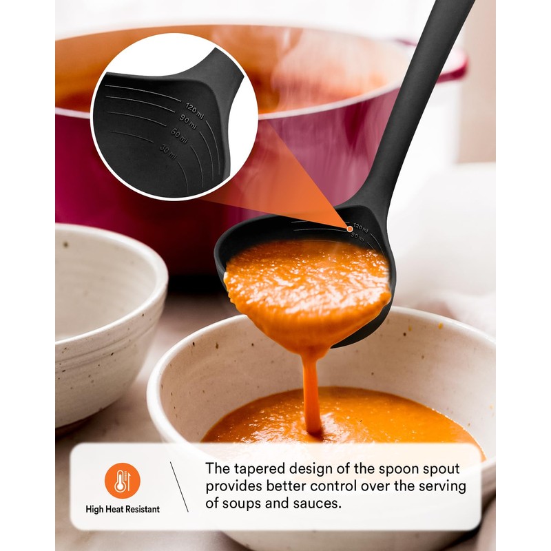 Kitchen Utensils Set, 13PCS Silicone Cooking Utensils, Heat Resistant Kitchen