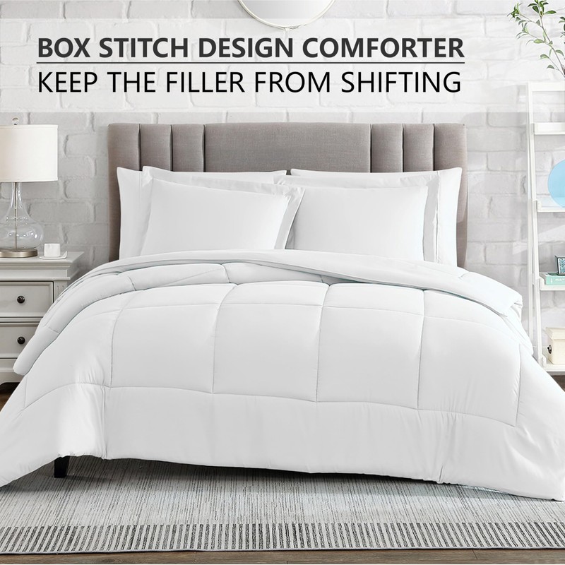 American Home Collection Bed-in-a-Bag 5 Pieces Twin Comforter Set with