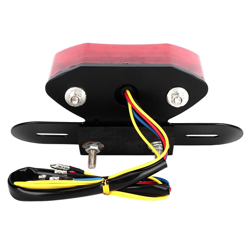 Universal Vintage Motorcycle LED Tail Light Turn Signal Lamp Taillight