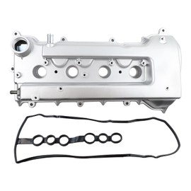 MISIOEK Engine Valve Cover Head Cylinder w/Gasket Compatible with 1999-2008 Toyota Corolla, 2000-2005 Celica, 2000-2006 MR2 Spyder, 2003-2008 Matrix, 1.8L, 11201-22060
