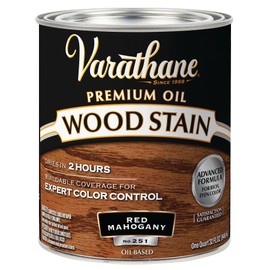 Varathane 211724H Premium Wood Stain, Quart, Red Mahogany