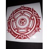 House of Gremory Seal Symbol Rias High School DxD Sticker