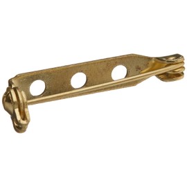 Jewelry Designer Jf115 1 in. Safety Catch Pin Gold Bp0414, 1"