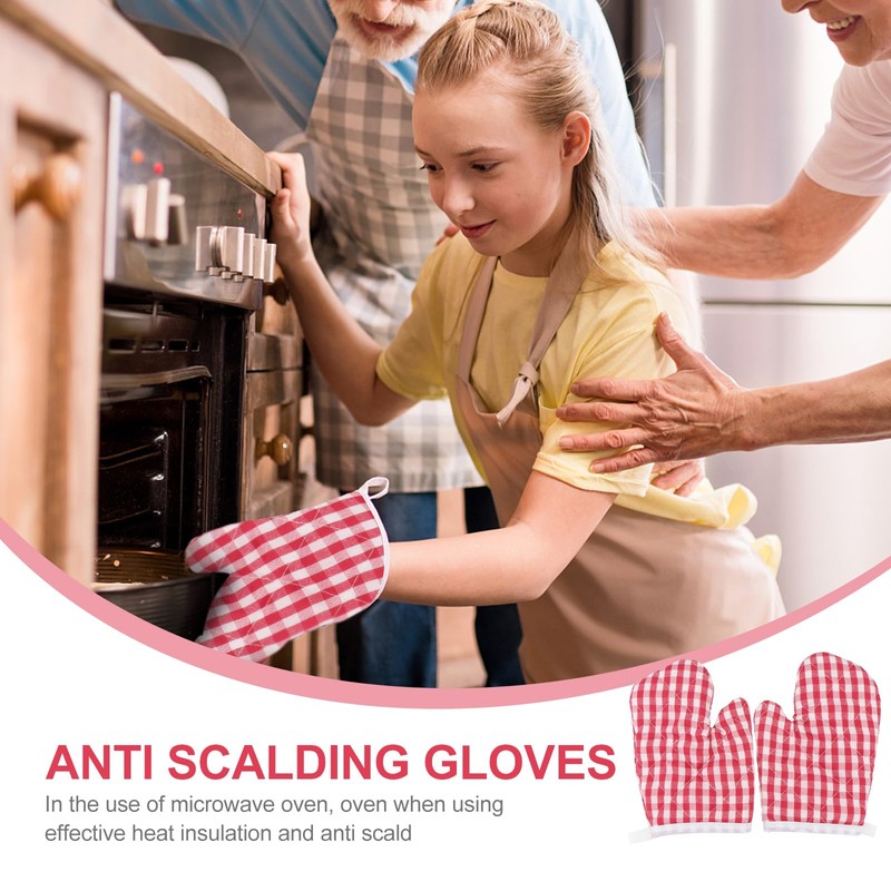 Oven Mitts for Children Play Kitchen Kitchen Mitts for 2pcs