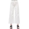 VERVET by Flying Monkey White Denim Wide-Leg Jeans High-Rise Distressed