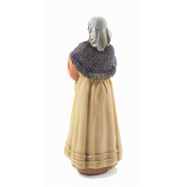 Melody Jane Dolls House People Peasant Woman in Shawl 1:12 Resin Figure