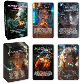 BAIYOOBAI Healing Oracle Cards Deck, Oracle Cards Set, Oracle Cards for Beginners, Self-Healing Tool, That Helps You Discover What Needs to Shift Or Release for Your Highest Good!