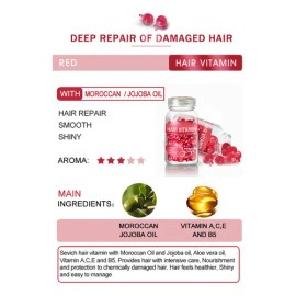 Aceite Para El Cabello, 30 Cápsulas, Aceite Para Cabello Cre