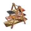 TOSCANA - a Picnic Time brand, 3 Tiered Serving Ladder