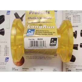 TIEDOWN BOAT TRAILER SPOOL ROLLER POLY VINYL 241 86284 4" 5/8" HOLE HULL SAV'R AMBER