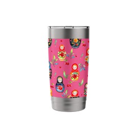 Russian dolls,nesting dolls,matryoshka art Stainless Steel Insulated Tumbler