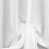 NetCurtainsUK Single Slot Top Plain Textured Voile Net Curtain Soft