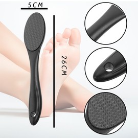 XYTAHDM Hornhautentferner,Ergonomischer Griff, Nano Glas Fussfeile und Hornhautentferner,Hochwirksame Hornhautfeile,Hornhautraspelfür nasse und trockene rissige Füße