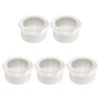 uxcell 5 Pcs PVC Reducer Bushing G2" Male Thread to