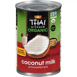Thai Kitchen Organic Unsweetened Coconut Milk, 13.66 fl oz (Pack of 12)