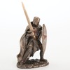 Veronese Design 7 7/8 Inch Knights Templar Crusader Wielding Sword